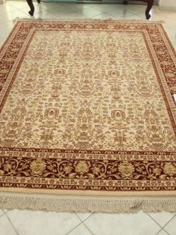 Nobile 101 Beige Rust Border