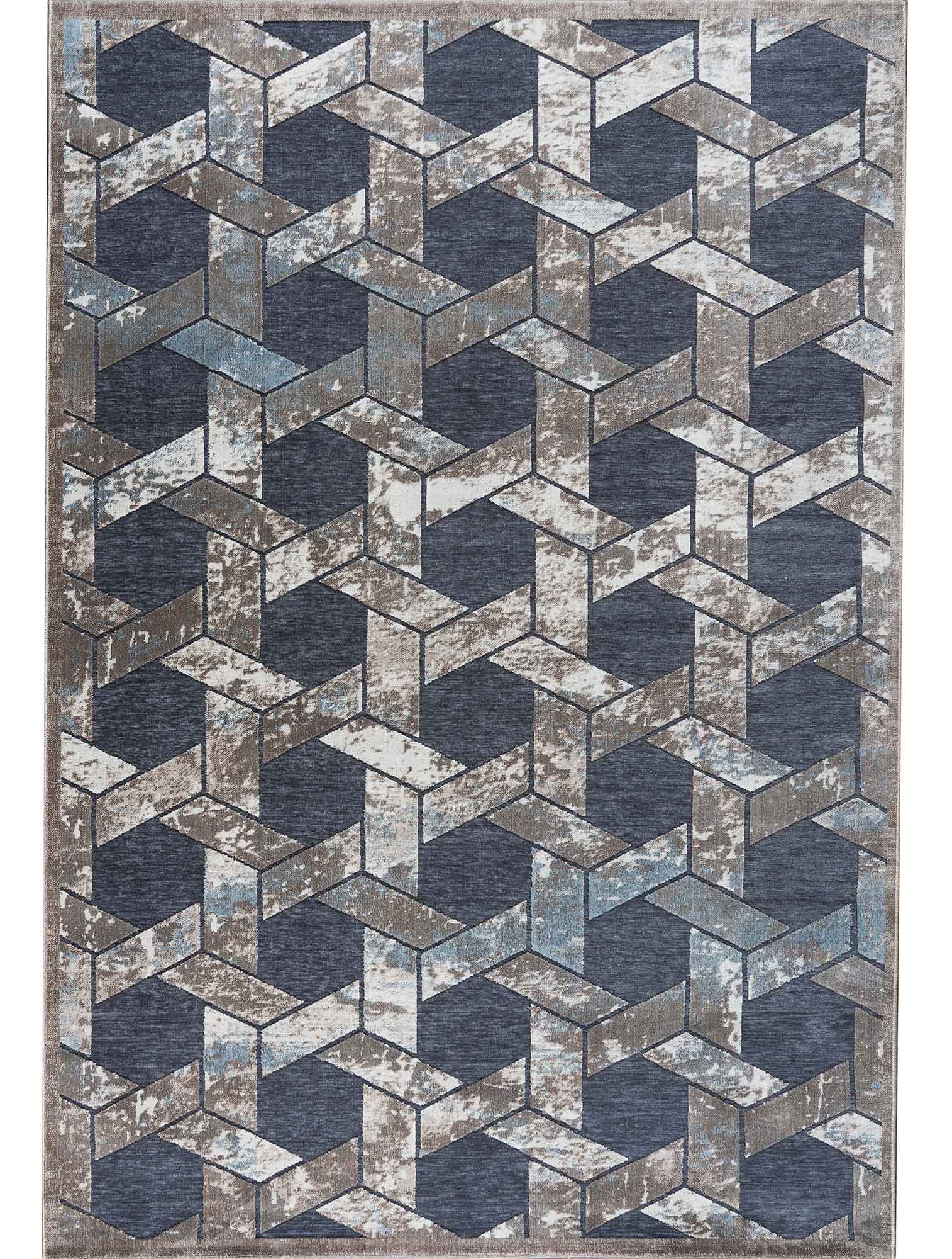 Χαλί TRUNK GREY BLUE