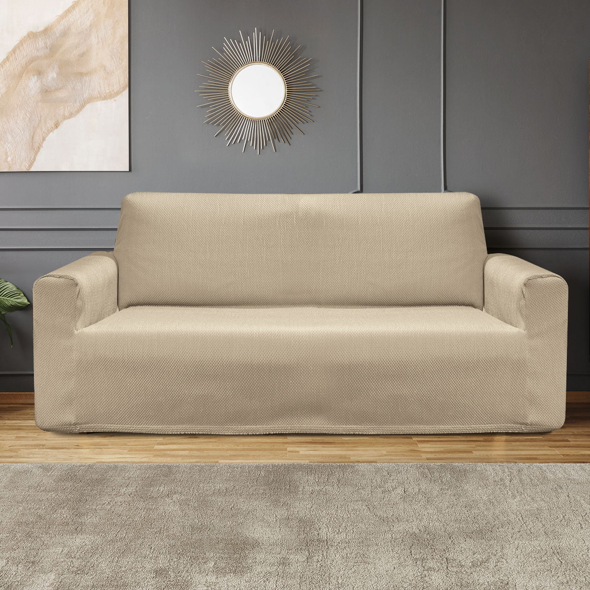 Ελαστικό κάλυμα διθέσιου καναπέ σε 5 χρώματα  