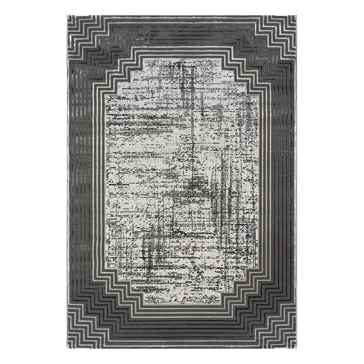 Χαλί Prestige Art 9324 133x190 Grey - Γκρι  