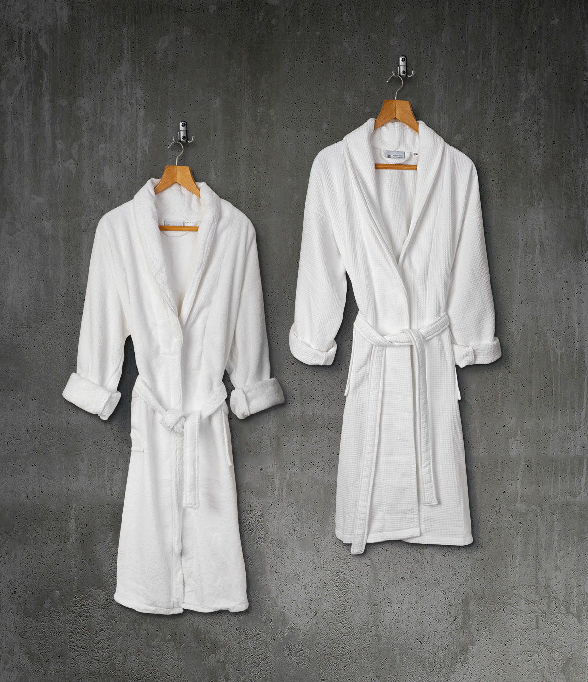 Μπουρνούζι Belton 100% Cotton Pennie με γιακά 440gsm L/XL Λευκό  