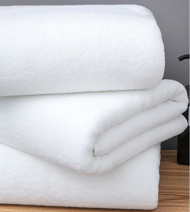 Πετσέτα Προσώπου Ξενοδοχείου Crystal 600gsm 100% Cotton 50x95 Λευκό  