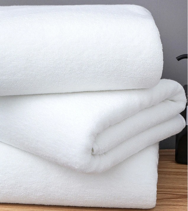 Πετσέτα Προσώπου Ξενοδοχείου Crystal 600gsm 100% Cotton 50x95 Λευκό  